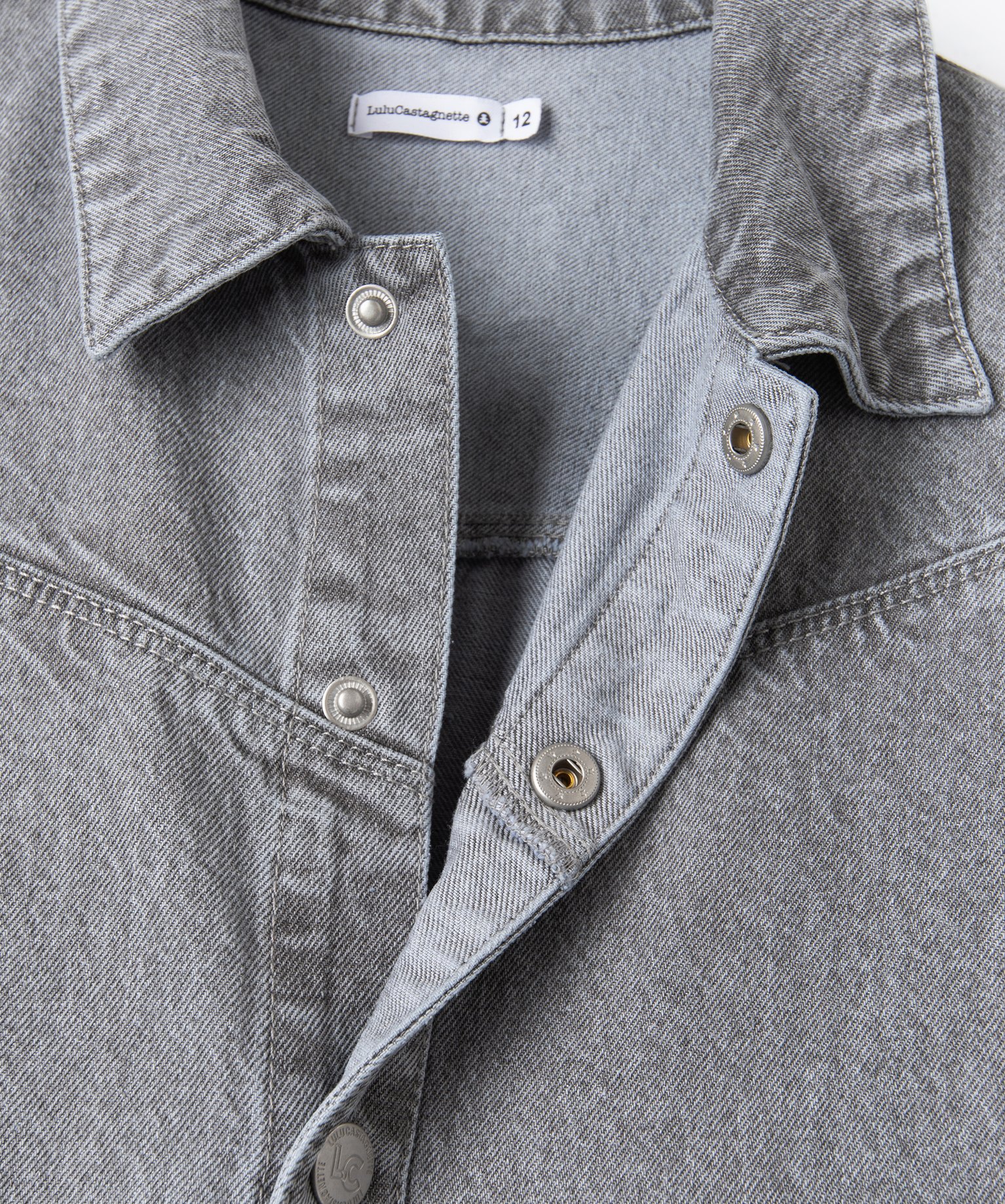 Combi-pantalon fille en jean - LuluCastagnette gris | GEMO
