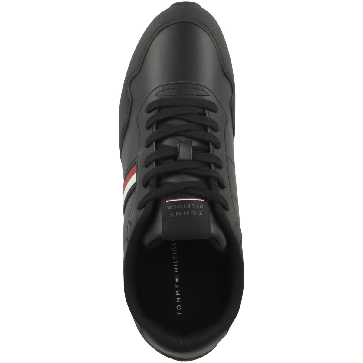 Tommy Hilfiger Core Low Runner Pu Leather Sneaker Low schwarz