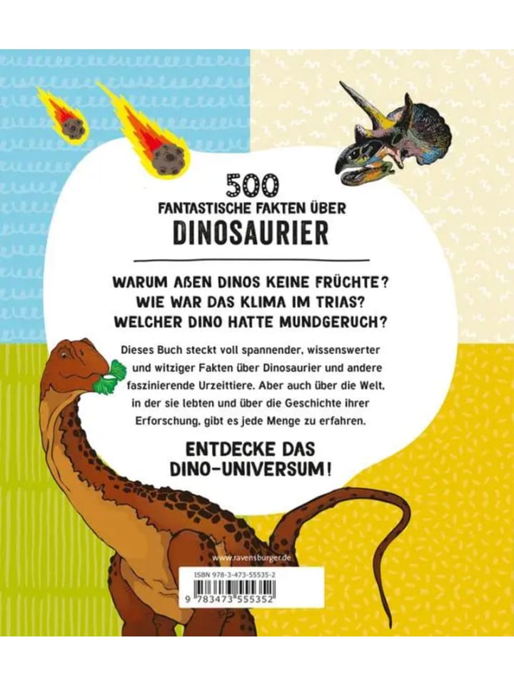 Ravensburger 500 fantastische Fakten über Dinosaurier - Ein spannendes Dinosaurierbuch für... günstig kaufen onesize