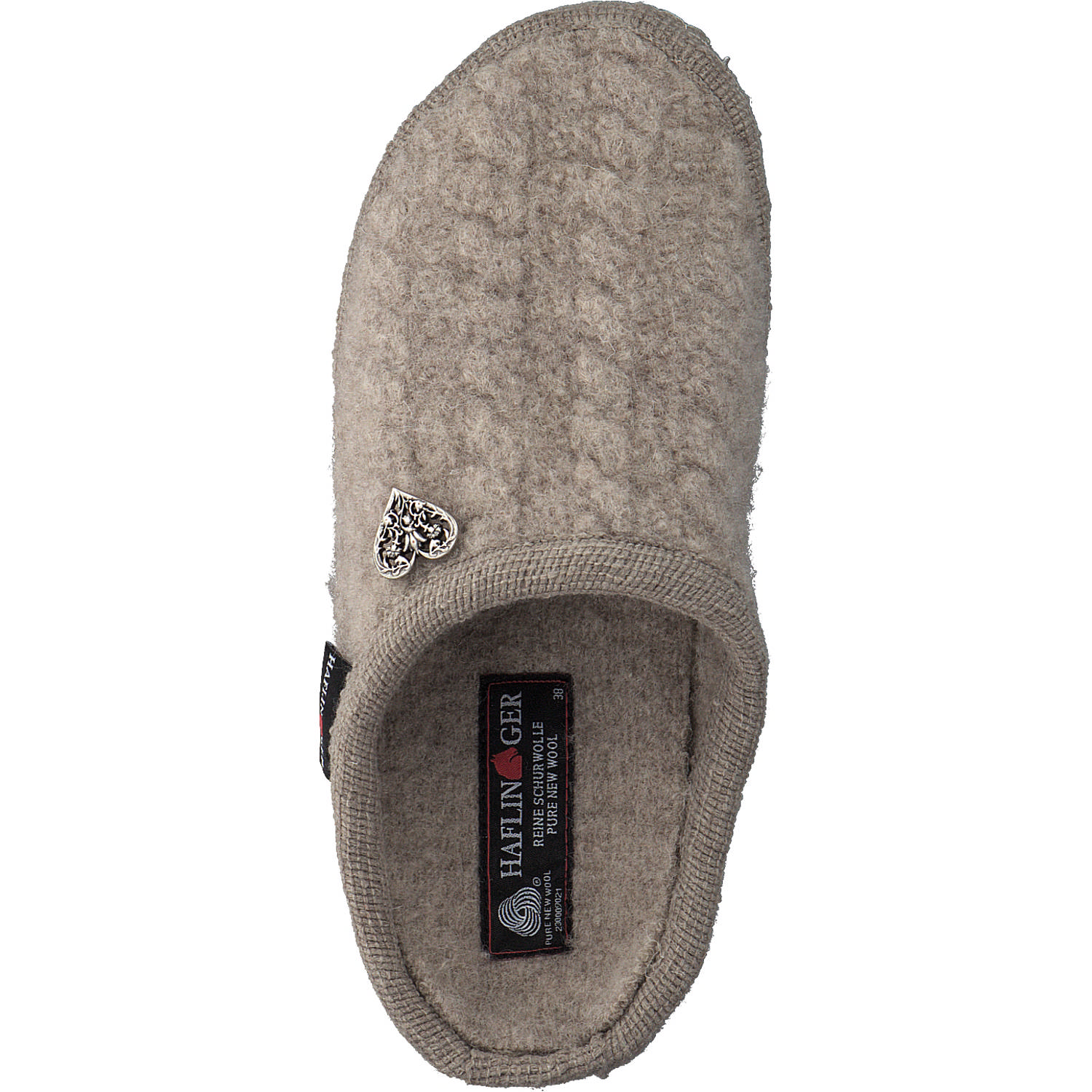 Haflinger 613123, Geschlossene Hausschuhe, Damen, Beige