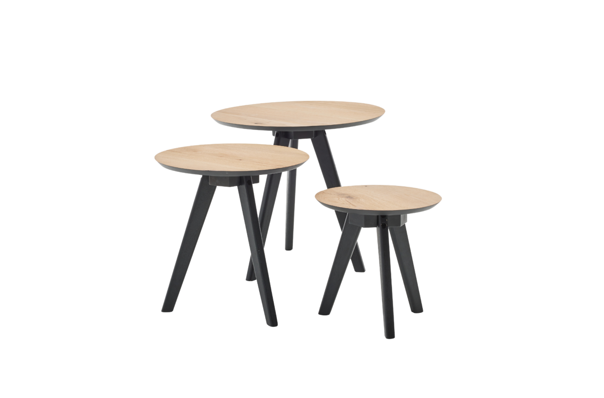 Roomio Couchtisch 3er-Set No. 2002 Eiche