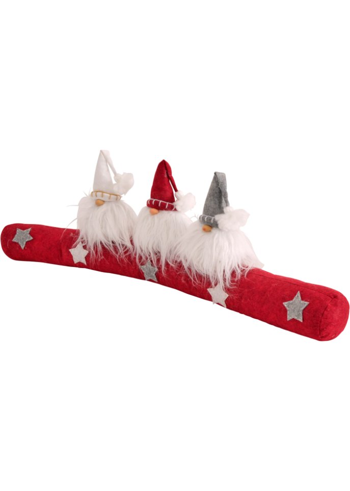Zugluftstopper mit Wichteln