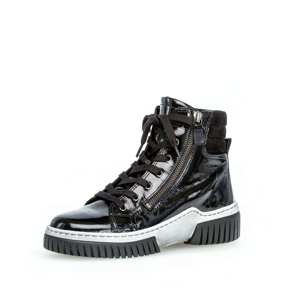 Gabor fashion Schnürstiefelette schwarz