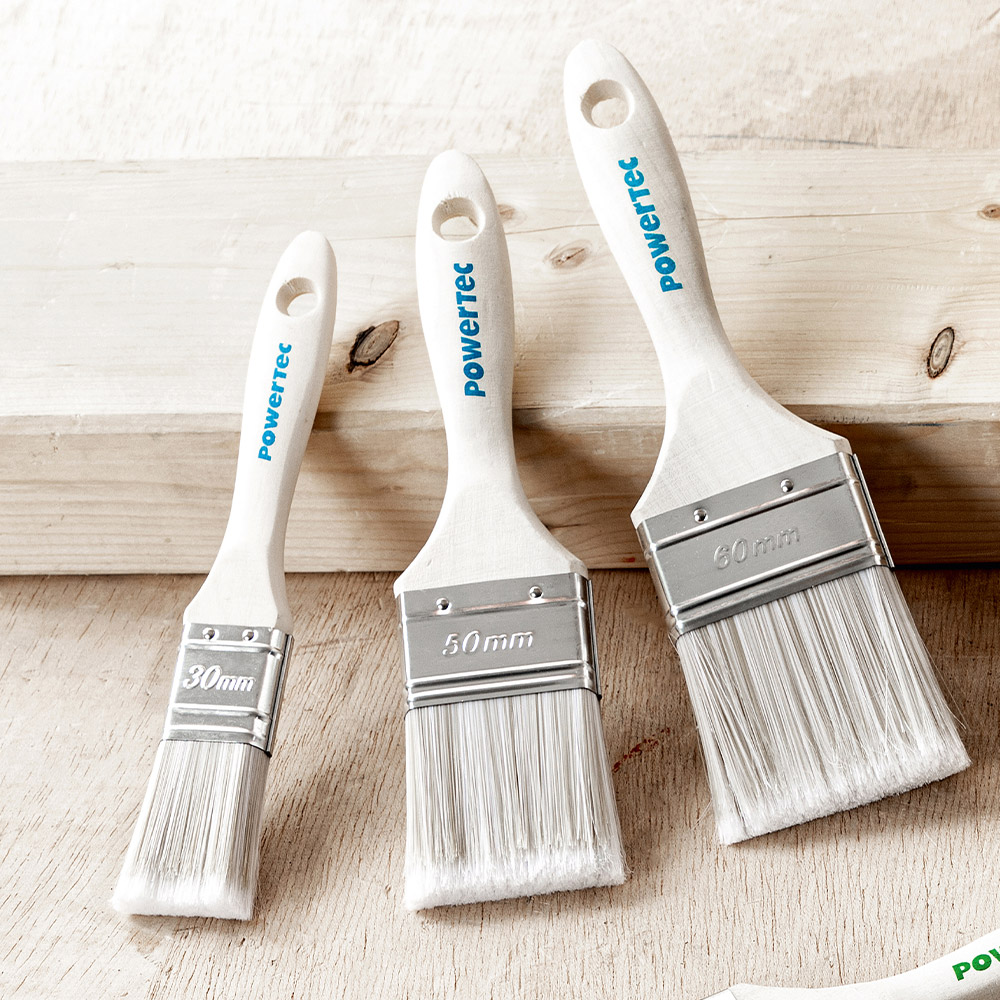 Powertec Color Acrylpinsel - 3tlg.