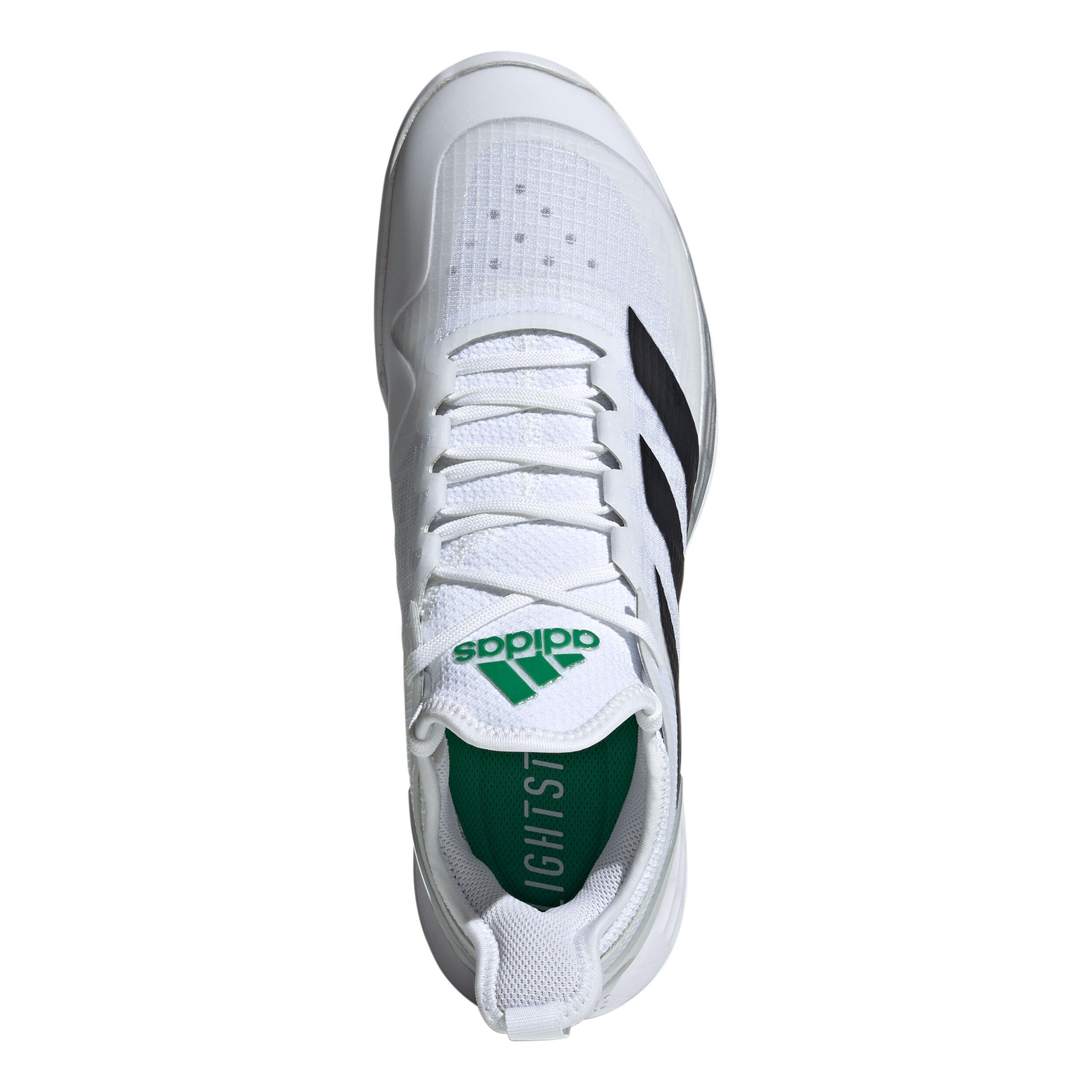 Adizero Ubersonic 4 Rasenschuh Herren - Weiß, Schwarz