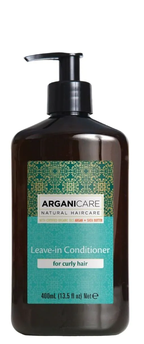 „Arganicare“ taukmedžio sviesto nenuplaunamas kondicionierius garbanotiems plaukams