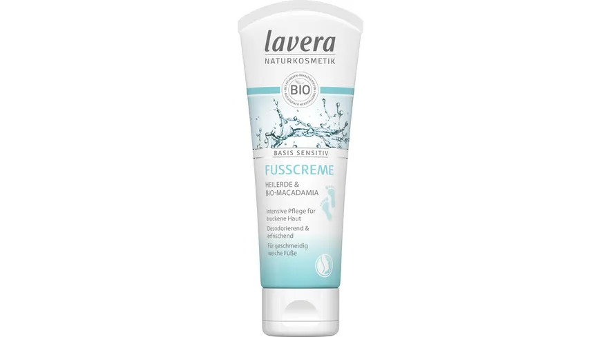 lavera BASIS SENSITIV Fußcreme 75 ml