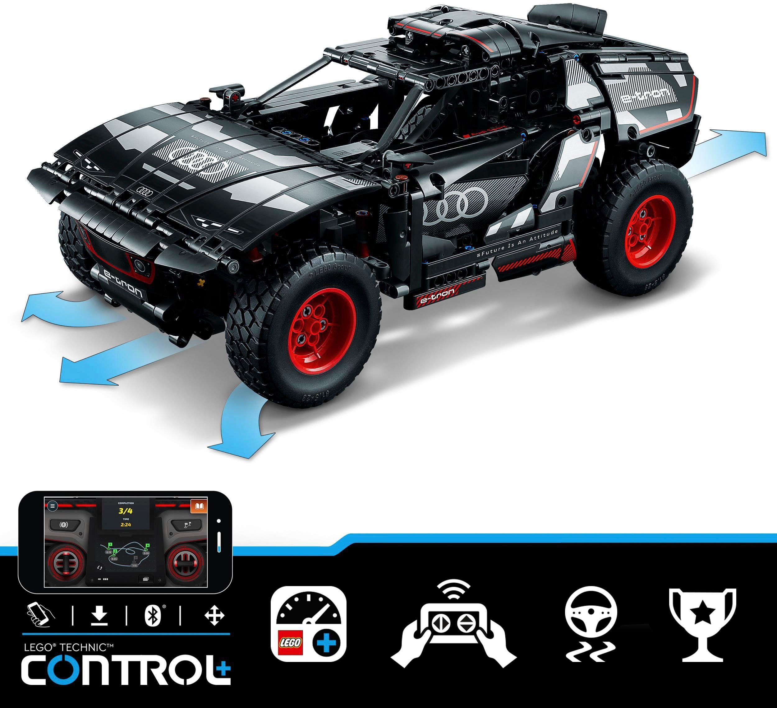 LEGO® Konstruktionsspielsteine Audi RS Q e-tron (42160), LEGO® Technic, (914 St), Made in Europe