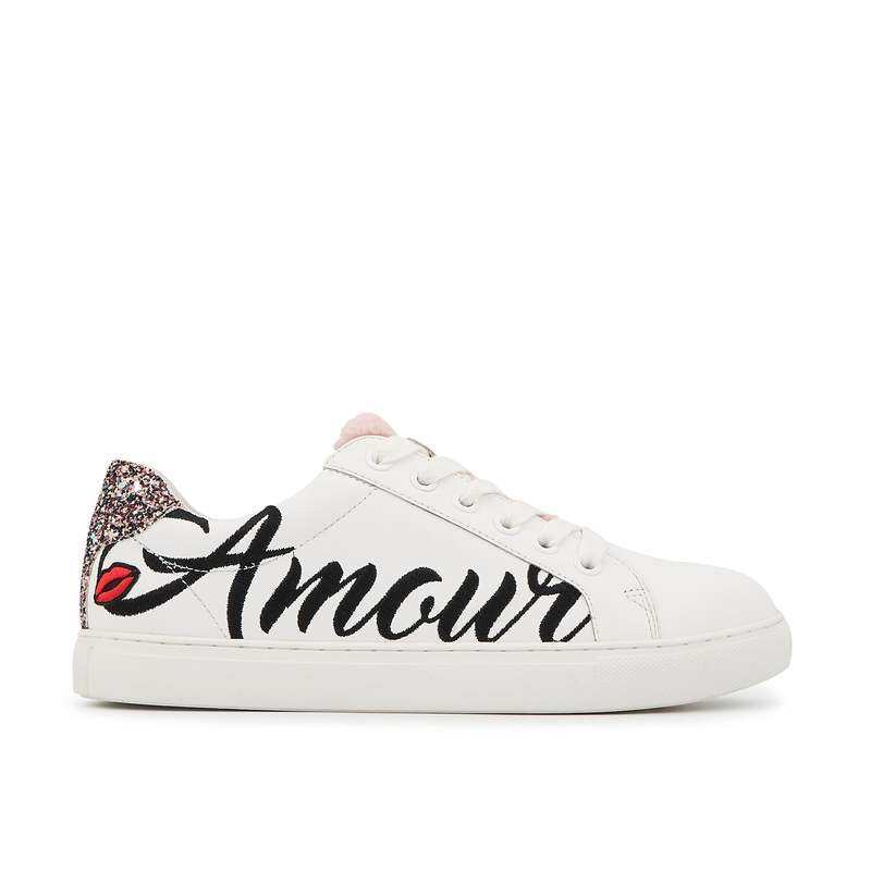Baskets en cuir Simone amour toujours