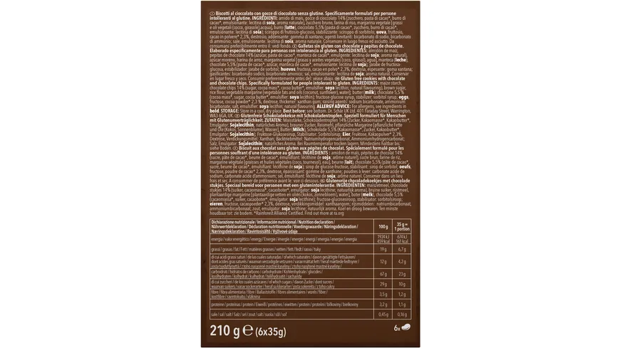 Schär Soft Cookie Double Chocolate 210 g