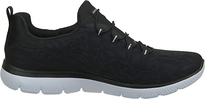 SKECHERS Sportliche Slipper schwarz