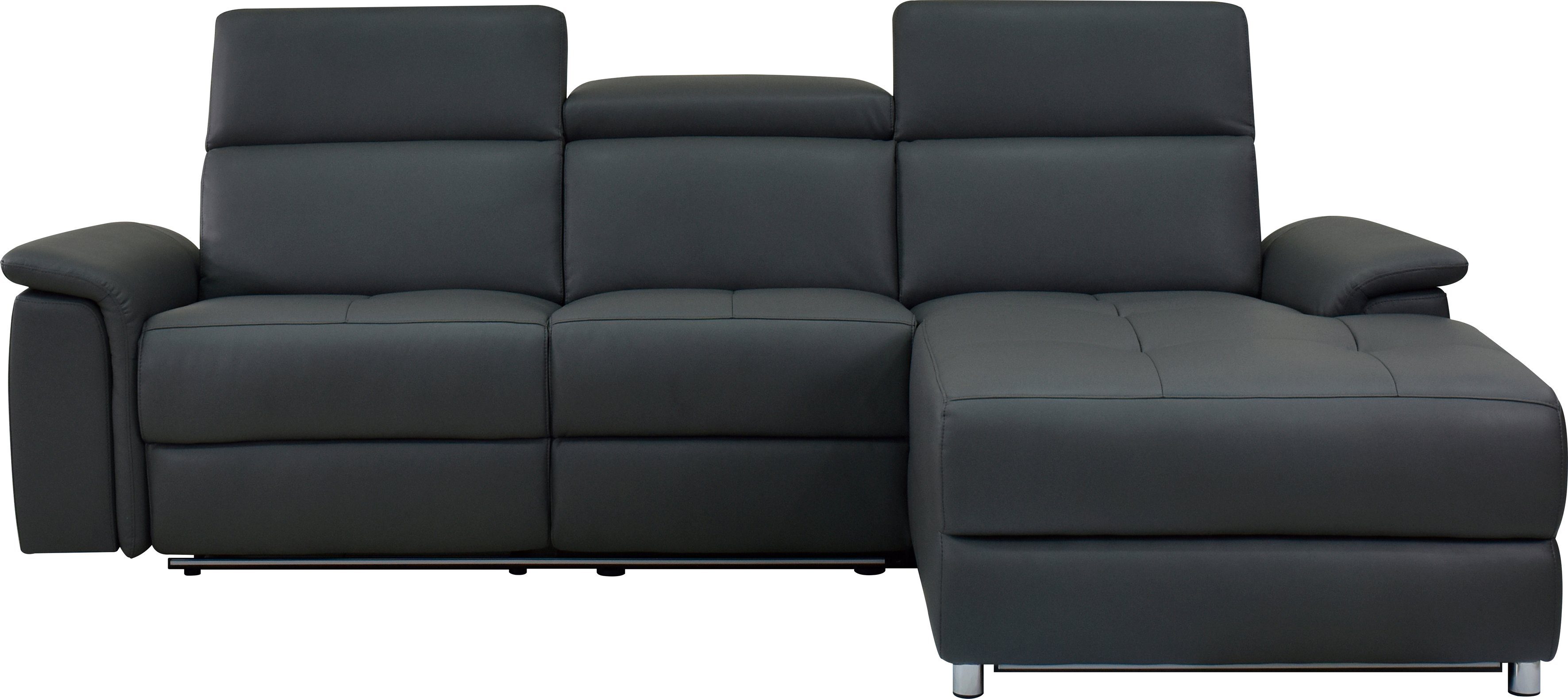 Places of Style Ecksofa Pareli, mit Relaxfunktion, Kopfteilverstellung und dimmbarer LED-Beleuchtung