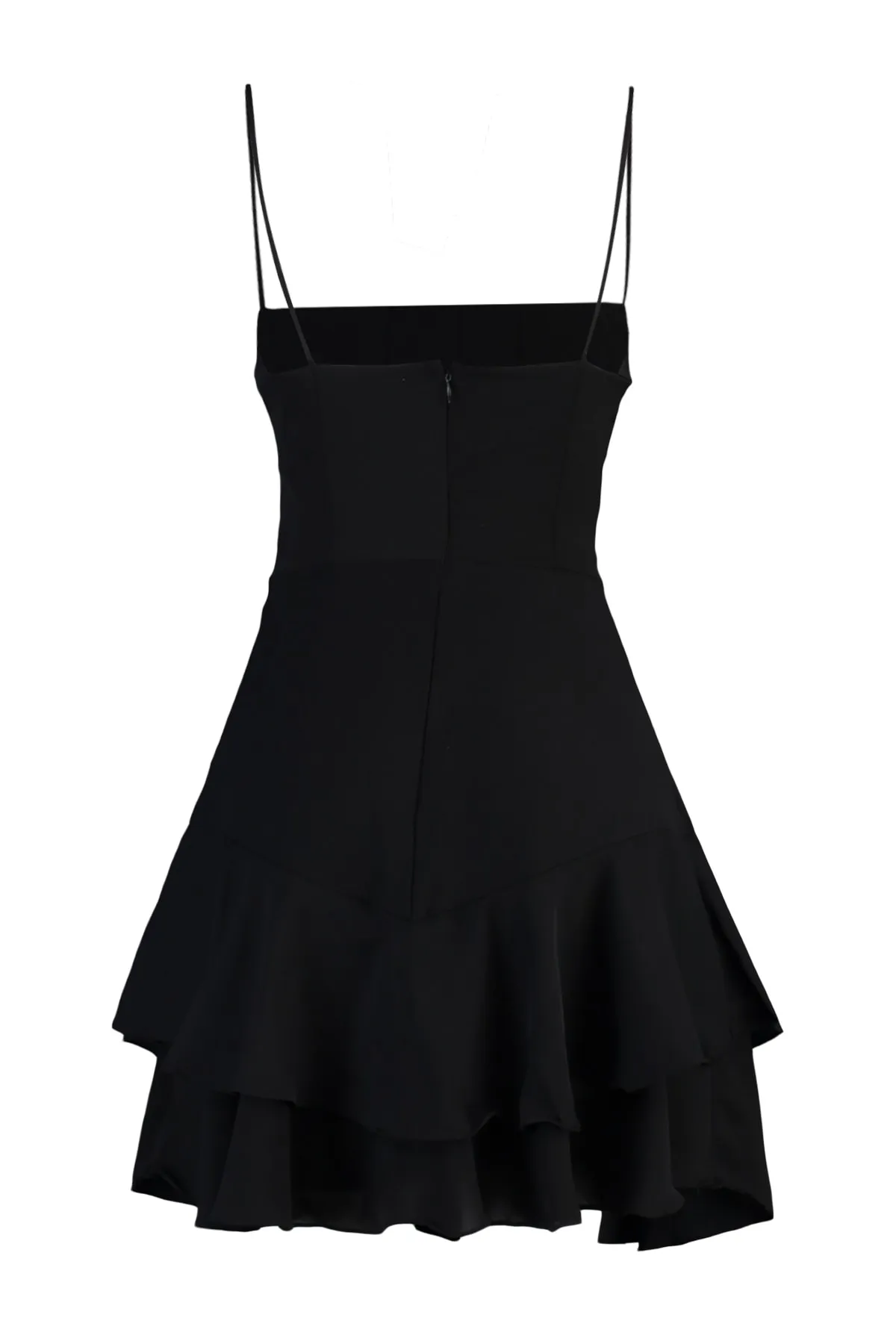 Trendyol Collection  Schwarzes, detailliertes, elegantes Abendkleid TPRSS22EL00065