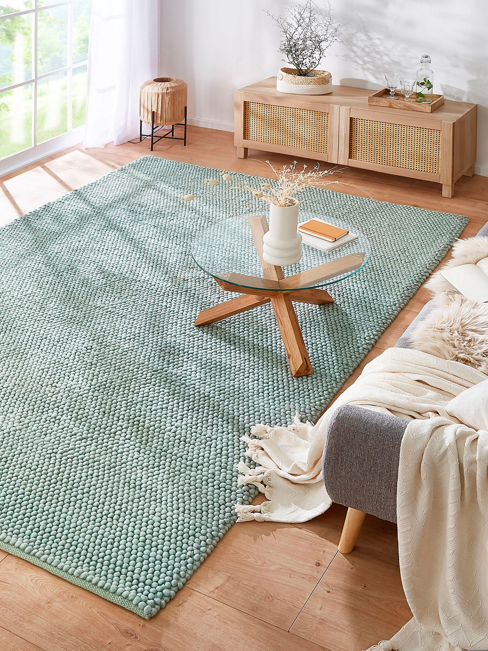 Malmby Woll-Teppich, Mint