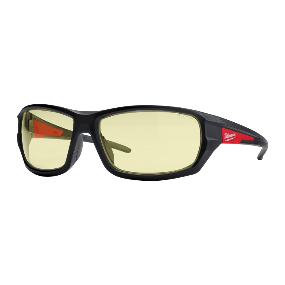 „Milwaukee Accessories 4932478928“ apsauginiai akiniai, geltoni – 1 vnt.
