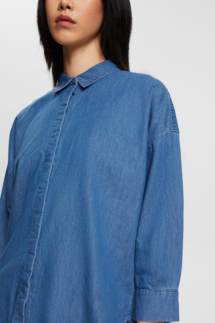 Bluse aus Baumwoll-Denim