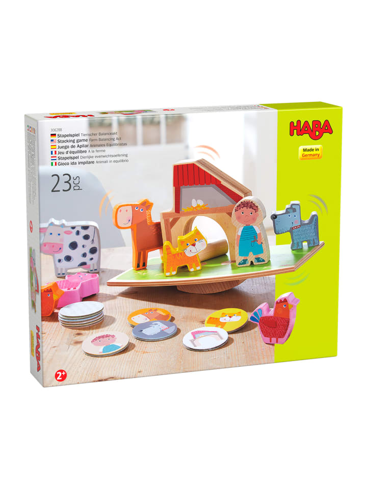 Haba Stapelspielzeug Stapelspiel Tierischer Balanceakt in mehrfarbig günstig kaufen onesize