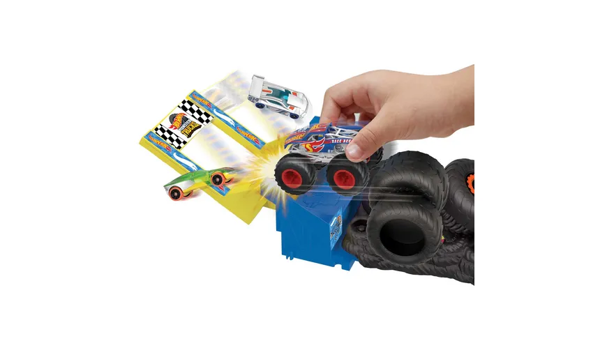 Hot Wheels Monster Trucks Arena Smashers Race Ace Smash Race-Challenge Spielset