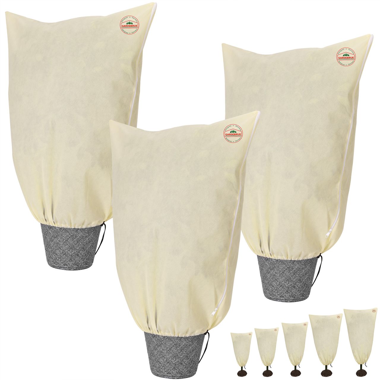 Casaria Gardebruk® Pflanzenschutzhaube Beige 2,5x3,6m