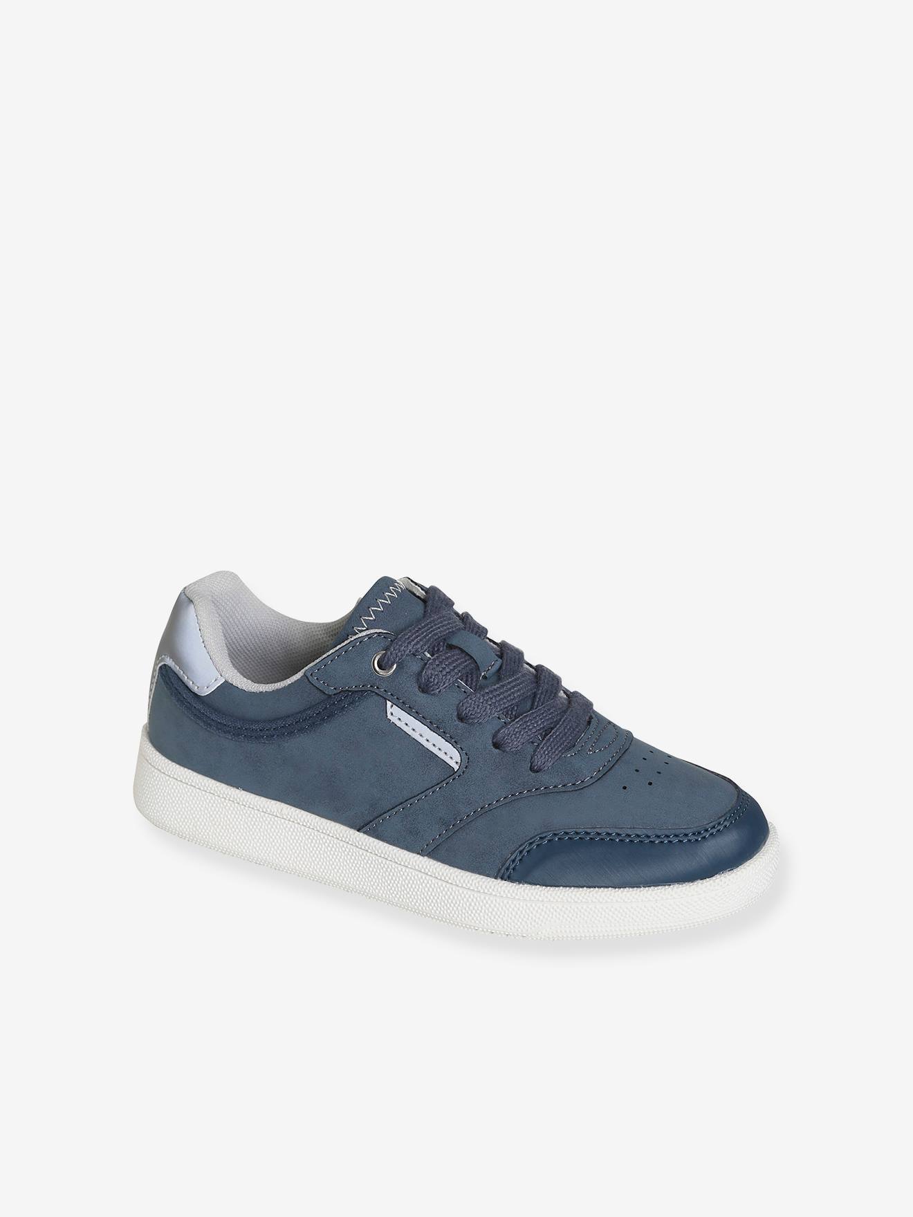 Vertbaudet Jungen Sneakers mit Reißverschluss - blau