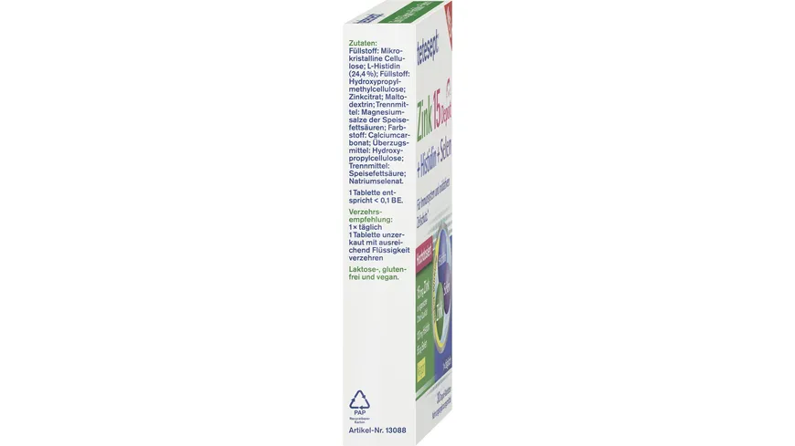 tetesept Zink 15 Depot + Histidin + Selen