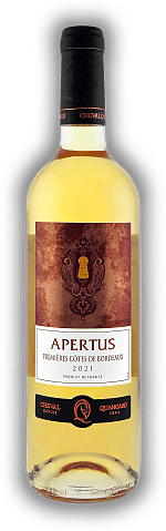 Cheval Quancard, Apertus, Premières Côtes de Bordeaux, Semillon & Sauvignon, süß, 2021, Bordeaux blanc edelsüß  Cheval Quancard, Apertus, Premières Côtes de Bordeaux, Semillon & Sauvignon, süß, 2021, Bordeaux blanc edelsüß   Jahrgang 2021 - 0,75	 Lit