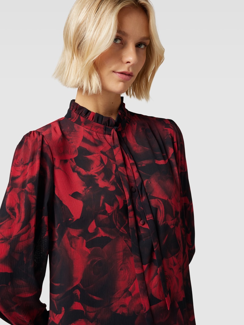 Minikleid mit floralem Muster Modell 'Kandras' in rot