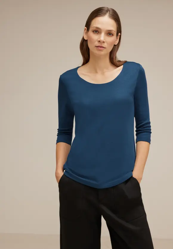 Street One Shirt in Unifarbe
