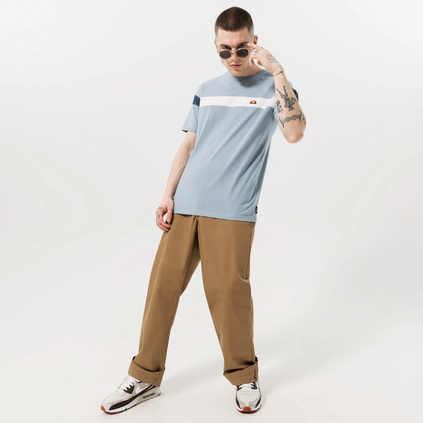 ELLESSE T-SHIRT CASERIO TEE LBLUE Blau