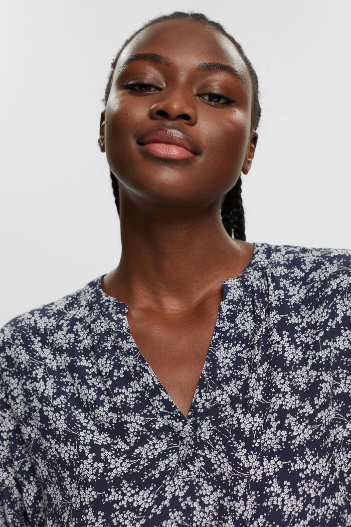 Bluse mit Muster, LENZING™ ECOVERO™