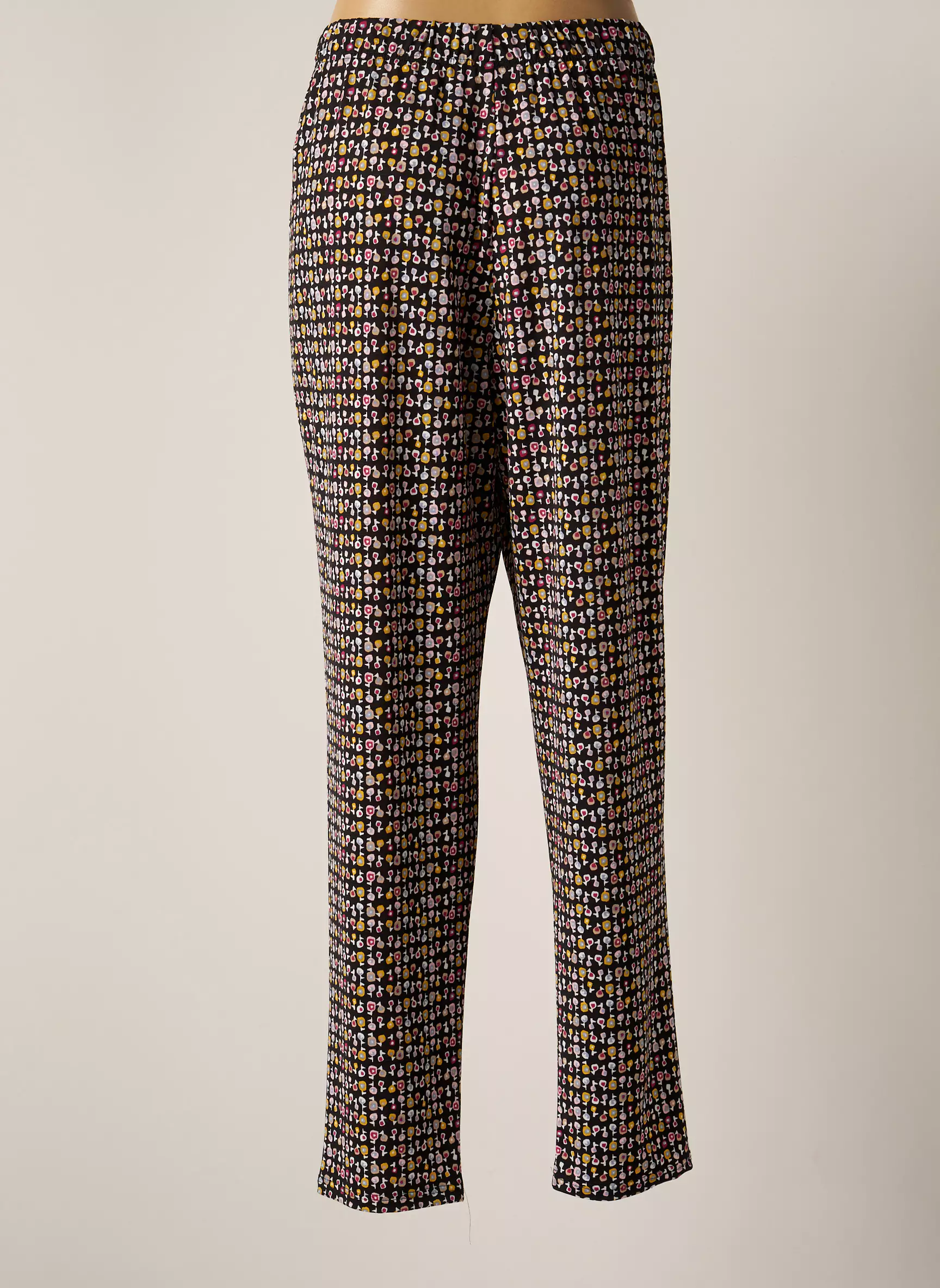Gevana Pantalons Droits Femme couleur noir