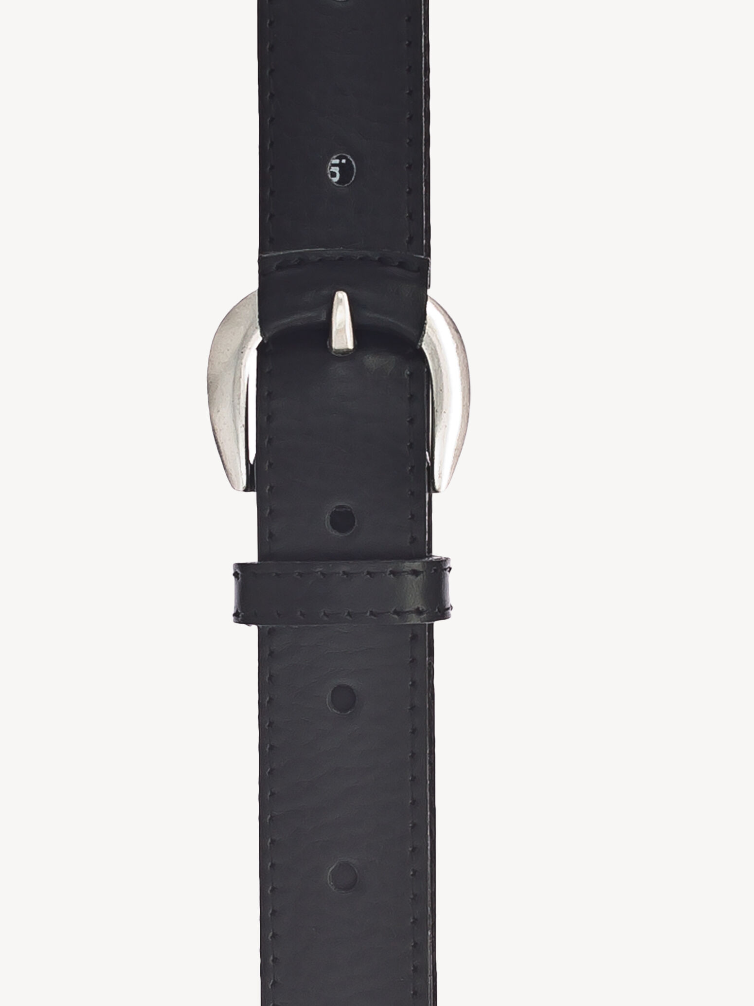 Ceinture en cuir - noir