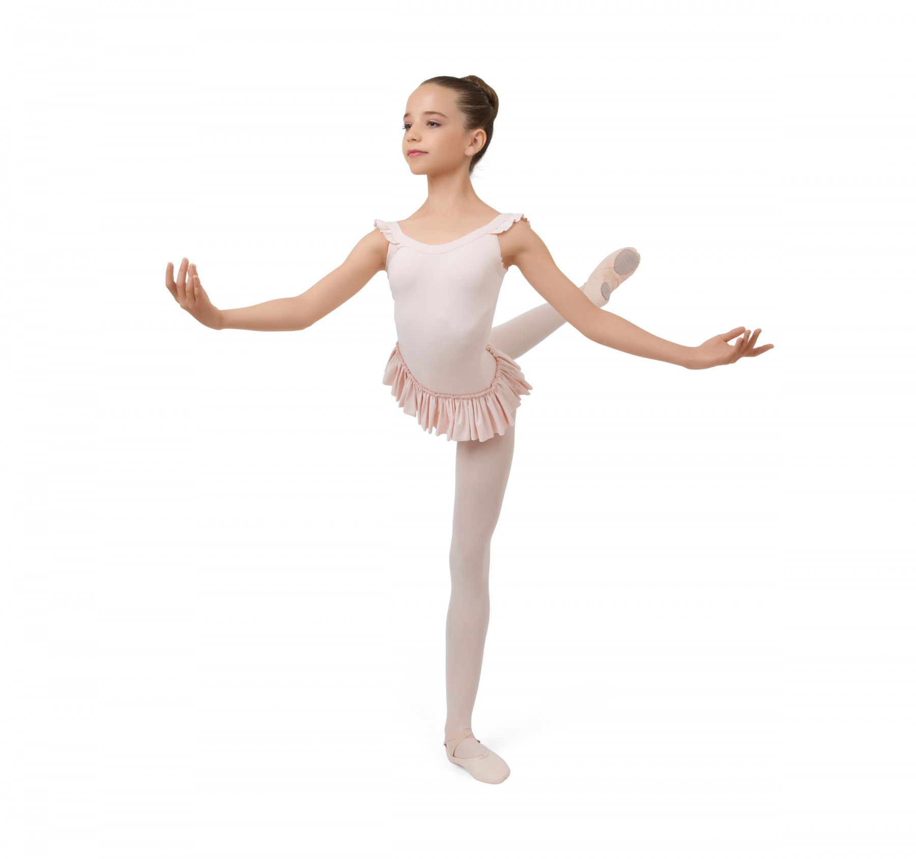 Tunic with elasticaded straps
