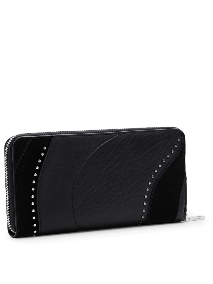 Desigual Kahlo Fiona - Geldbörse 12cc 20.5 cm (black) in schwarz günstig kaufen onesize