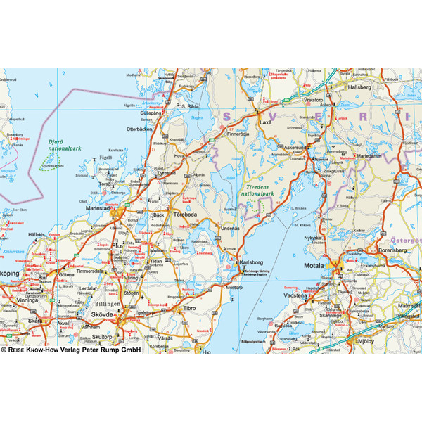 RKH WMP SCHWEDEN SÜD 1:500.000 - Straßenkarte