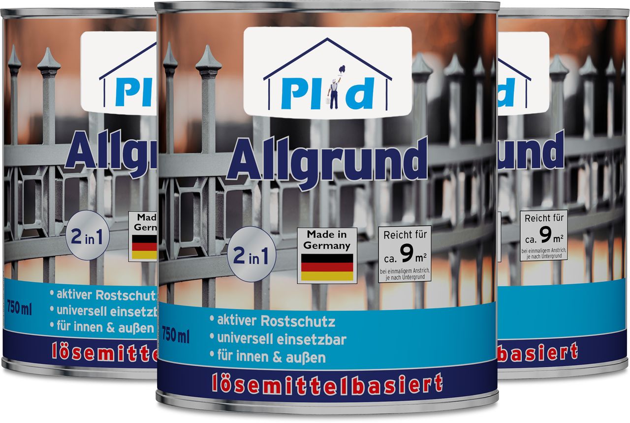 Plid Premium Allgrund Rostgrundierung Grundierung Weiß