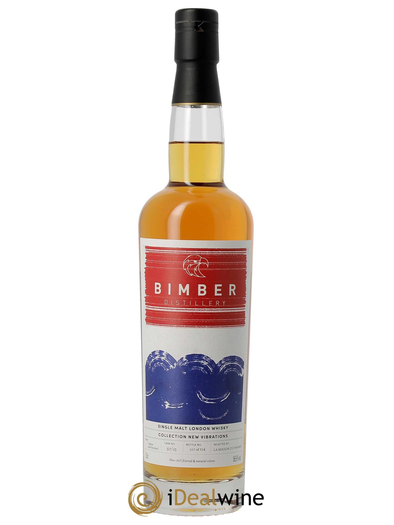 Whisky Bimber 2018 Ex-Cognac Finished Single Cask (70cl)  - Lot de 1 Bouteille