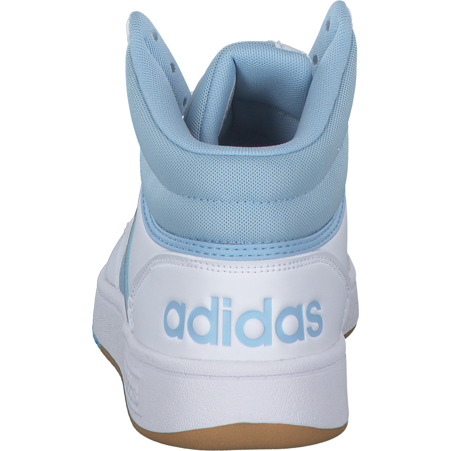 Adidas Hoops 3.0 MID W, Sneakers High, Damen, white/clear sky/gum