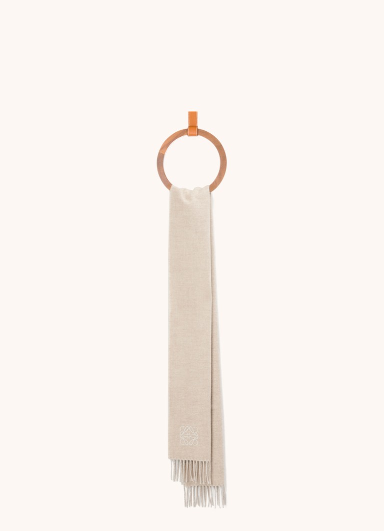 Eșarfă LOEWE Anagram din amestec de cașmir, 180 x 30 cm.
