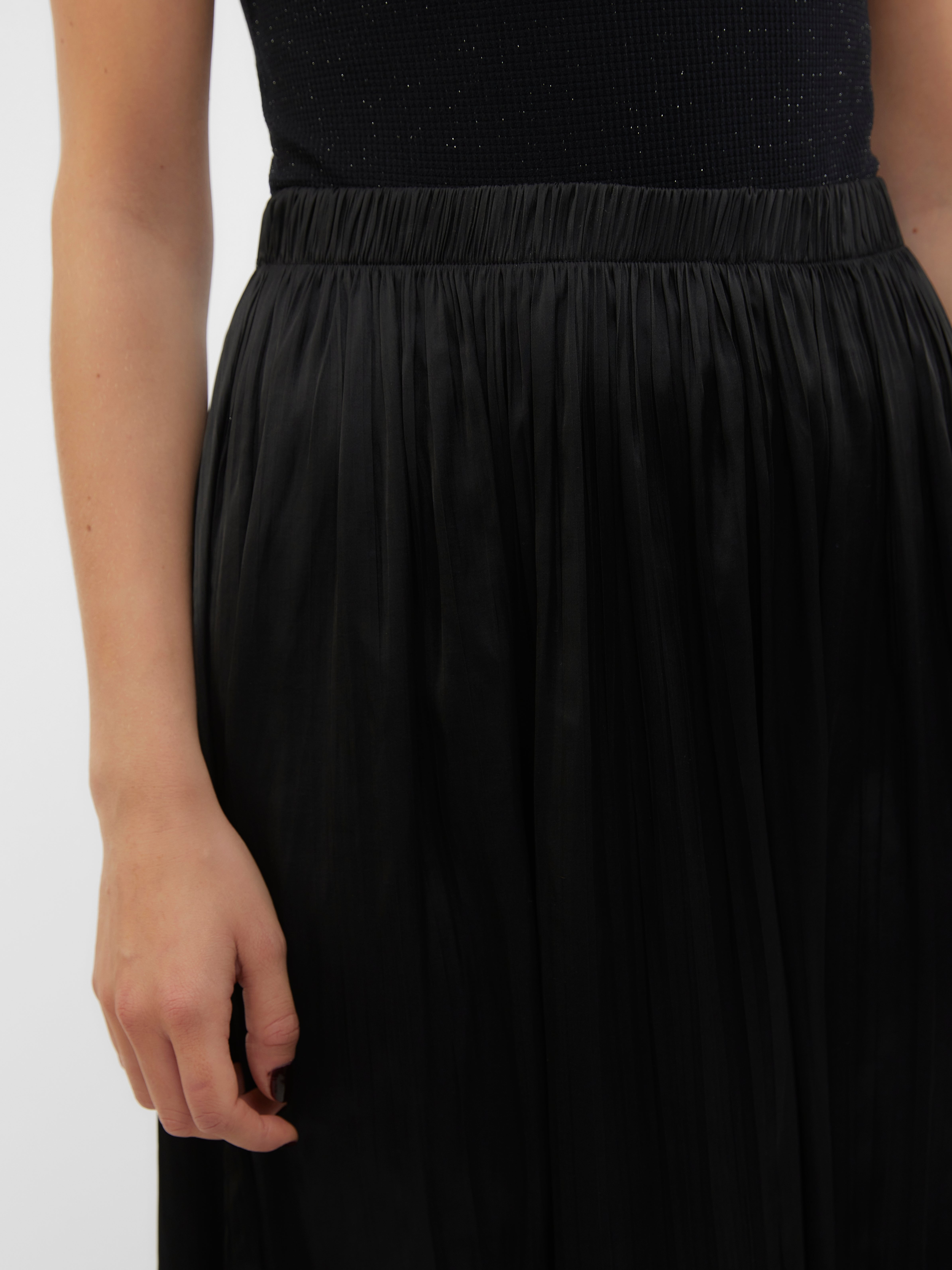 VMBETTI Hohe Taille Langer Rock