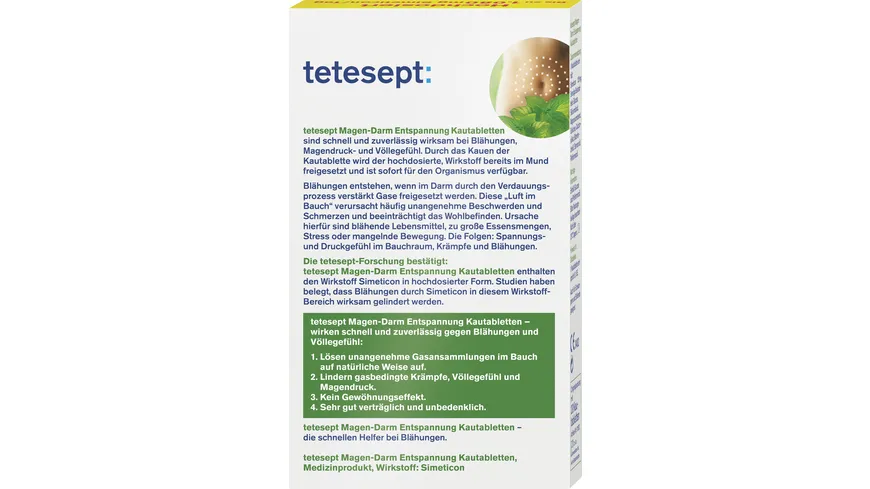 tetesept Magen-Darm Entspannung Kautabletten