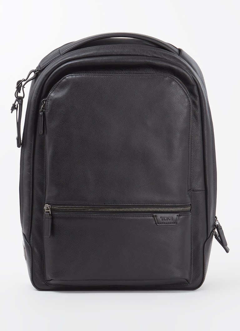 Zaino in pelle Tumi Harrison Bradner con scomparto per laptop da 14 pollici