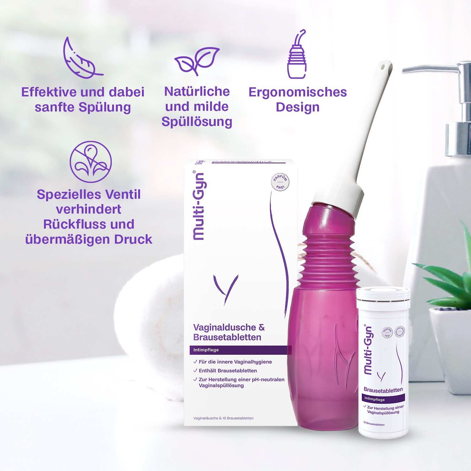 MULTI-GYN Vaginaldusche Kombipack Brausetabletten