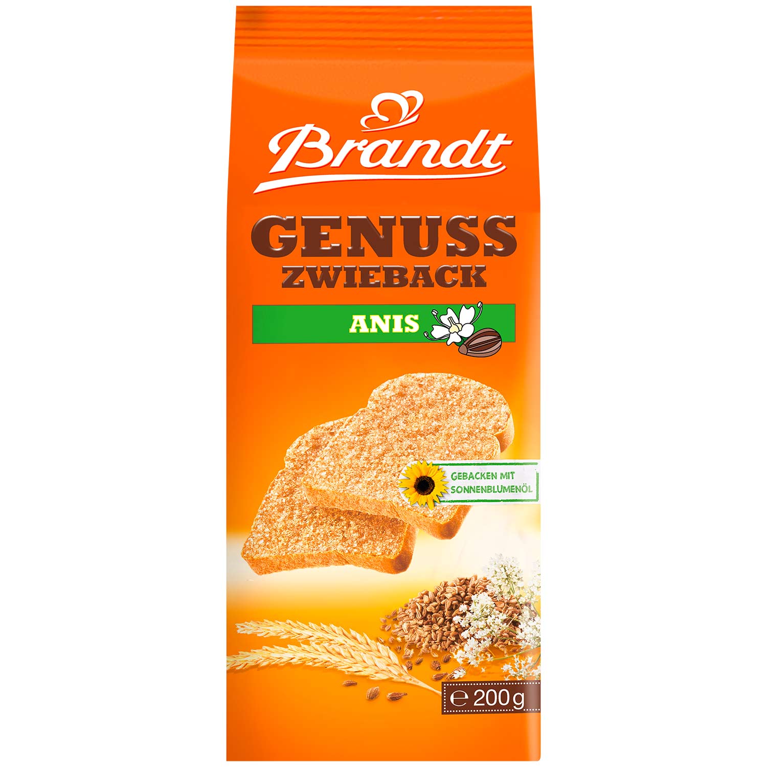 Brandt Genuss Zwieback Anis 200g