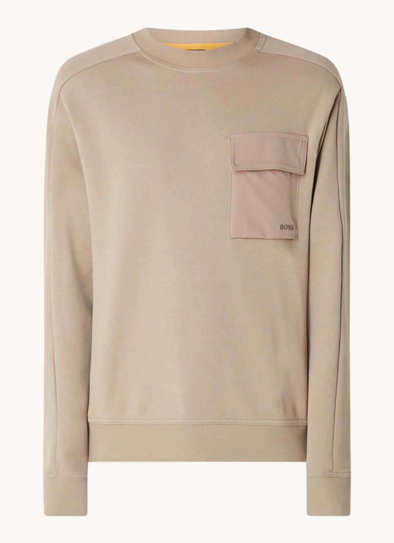 HUGO BOSS sweater with chest pocket and logo