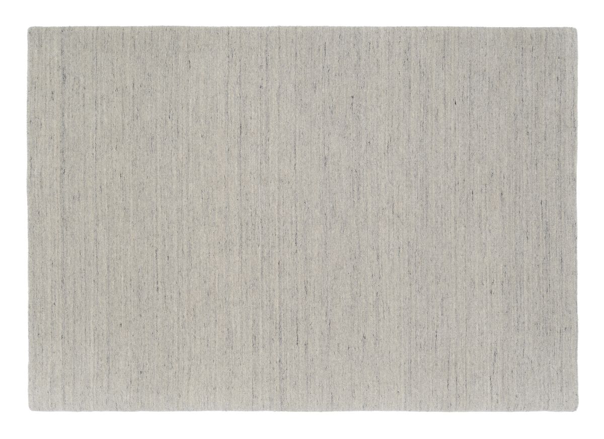 Handloom aus Indien Sadhana Grau 120 x 180 cm