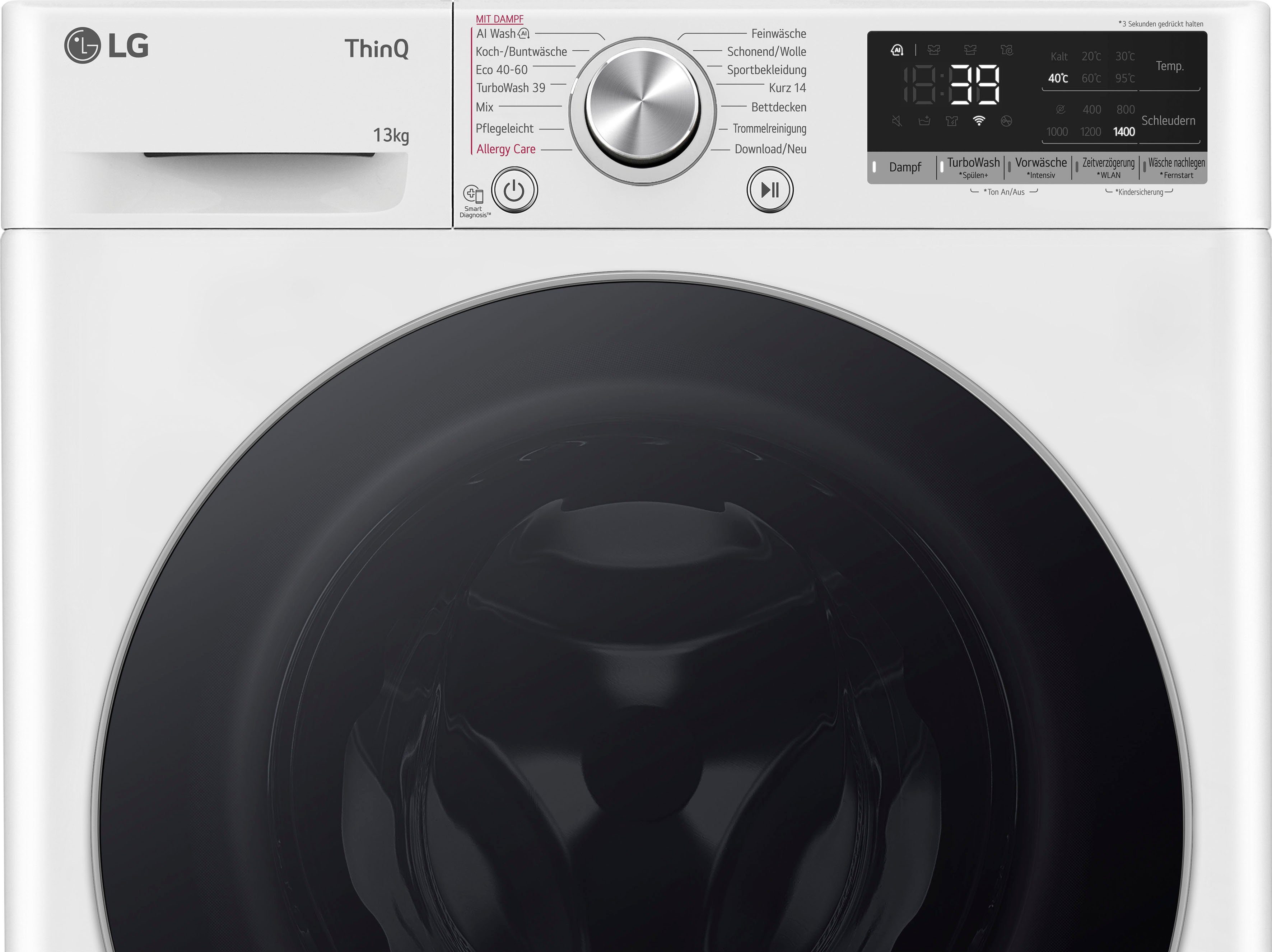 LG Waschmaschine Serie 7 F4WR7031, 13 kg, 1400 U/min