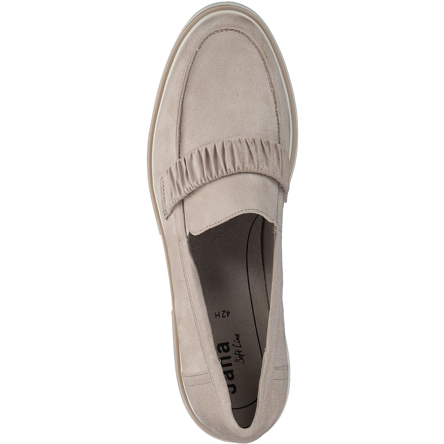 Jana Shoes 24764, Mokassins, Damen, Beige