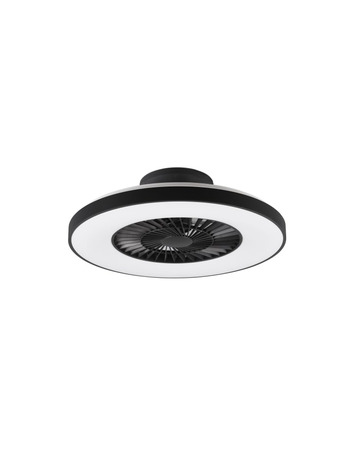 Reality Leuchten Ventilator HALMSTAD in schwarz matt günstig kaufen onesize