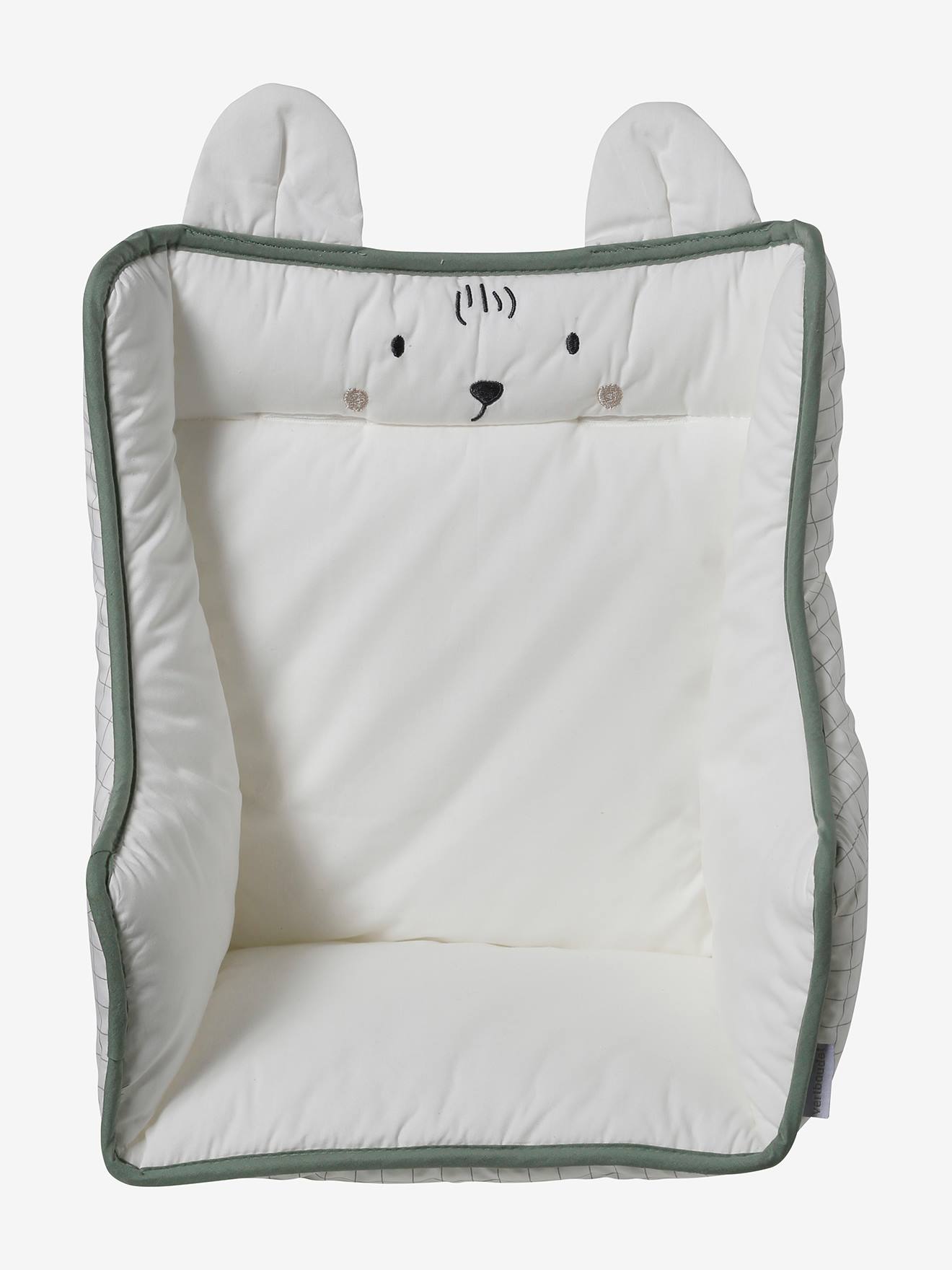 Vertbaudet Sitzkissen für Hochstühle - wollweiß